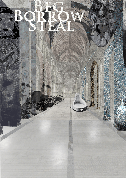 BEG, BORROW, STEAL flyer