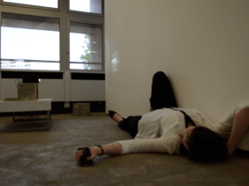 A still from Pour me, Pour moi, Pour me another by Laura Dee Milnes (2014)