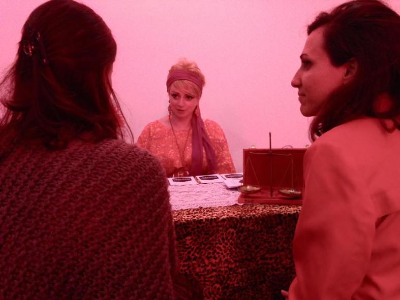 Laura Dee Milnes performing Tracey's Tarot (2015) at Cambridge Junction