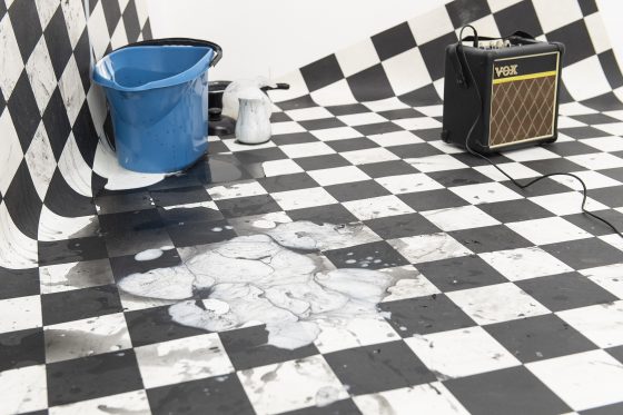 Laura Dee Milnes, All my best artworks start with a blue plastic bag, detail (2018)