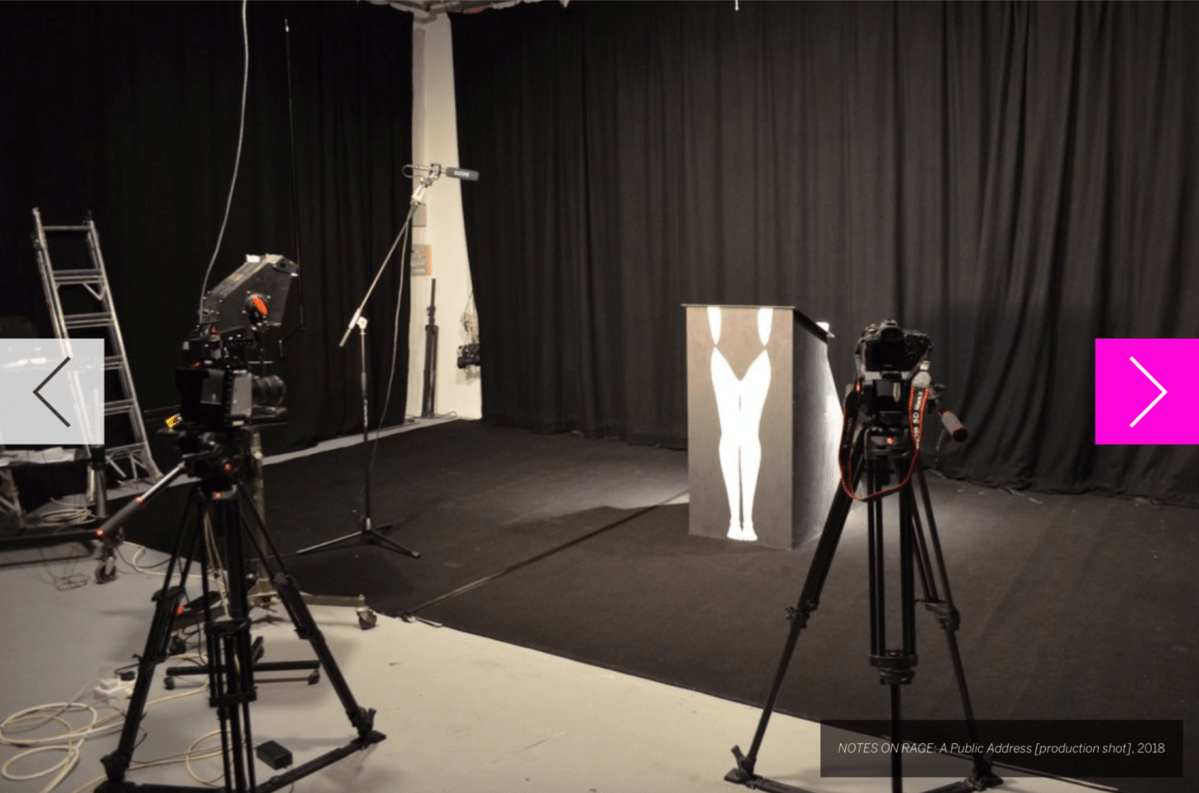 Laura Dee Milnes, The Making of Her, production shot (2018).